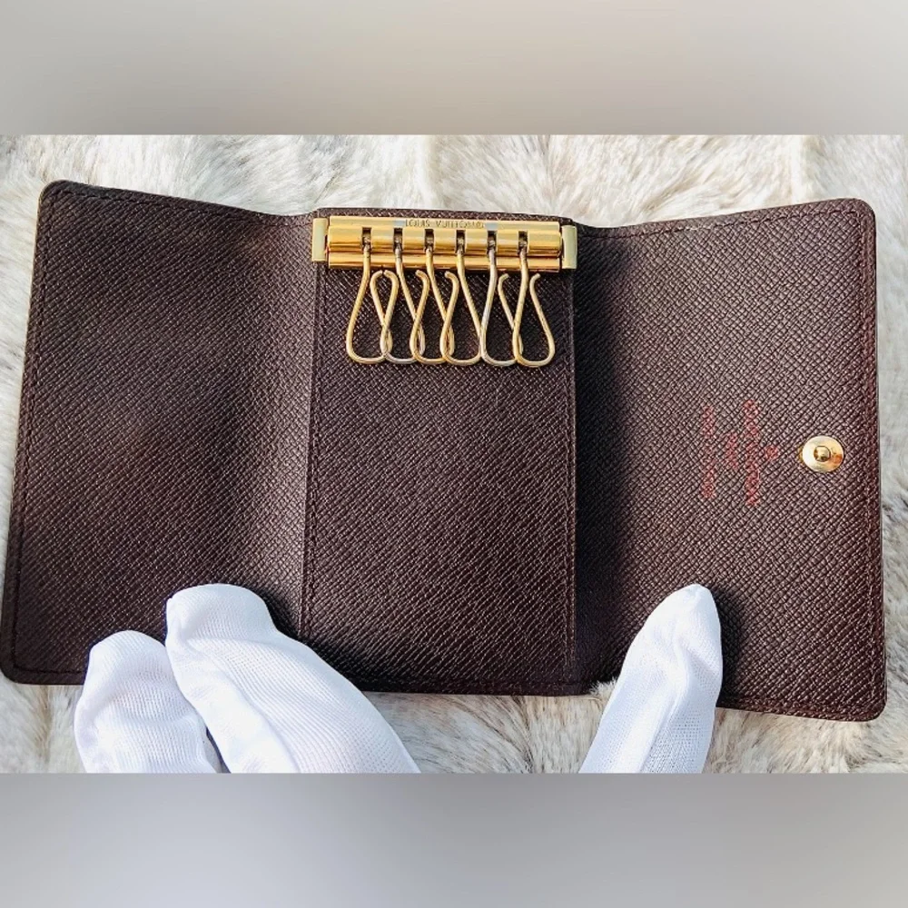 Louis Vuitton DAMIER Ebene 6 key card ring pouch 1999 - Picture 4 of 9